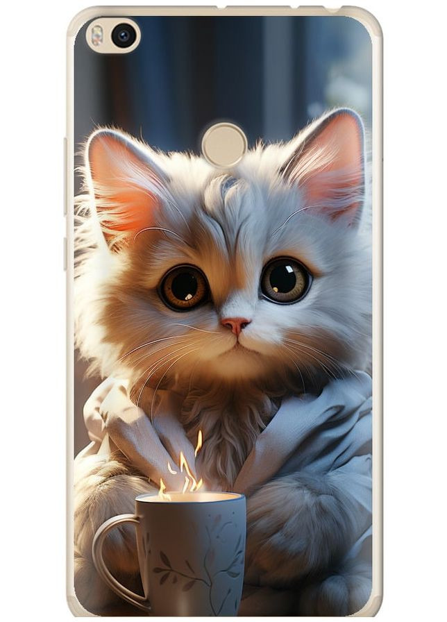 2D пластиковый чехол 'White cat' для Endorphone Xiaomi Mi Max 2 (265392767)