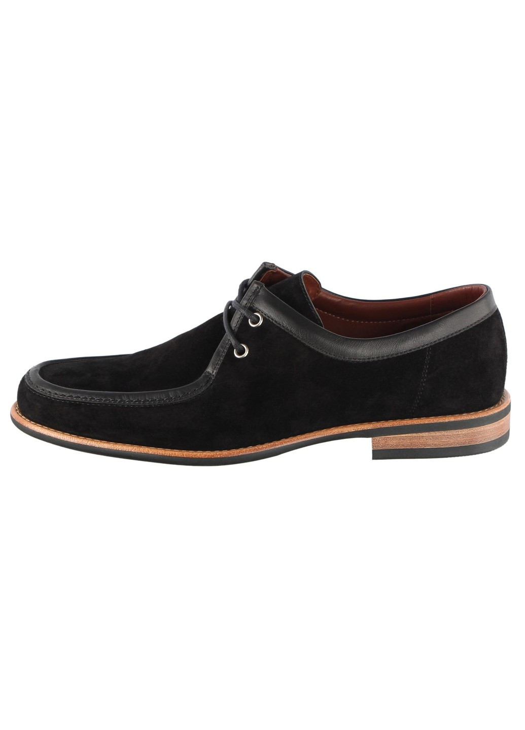 Черные мужские классические туфли 4836 Nord на шнурках