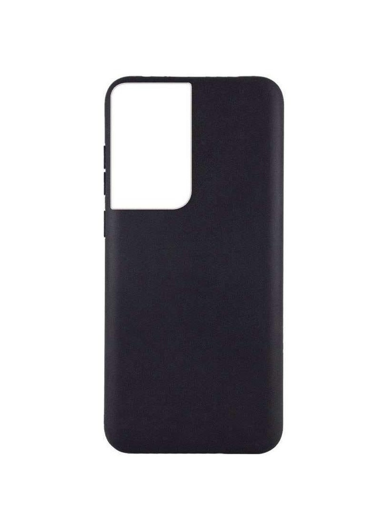 Чёрный силиконовый чехол для Samsung Galaxy S21 Ultra Epik (258629343)