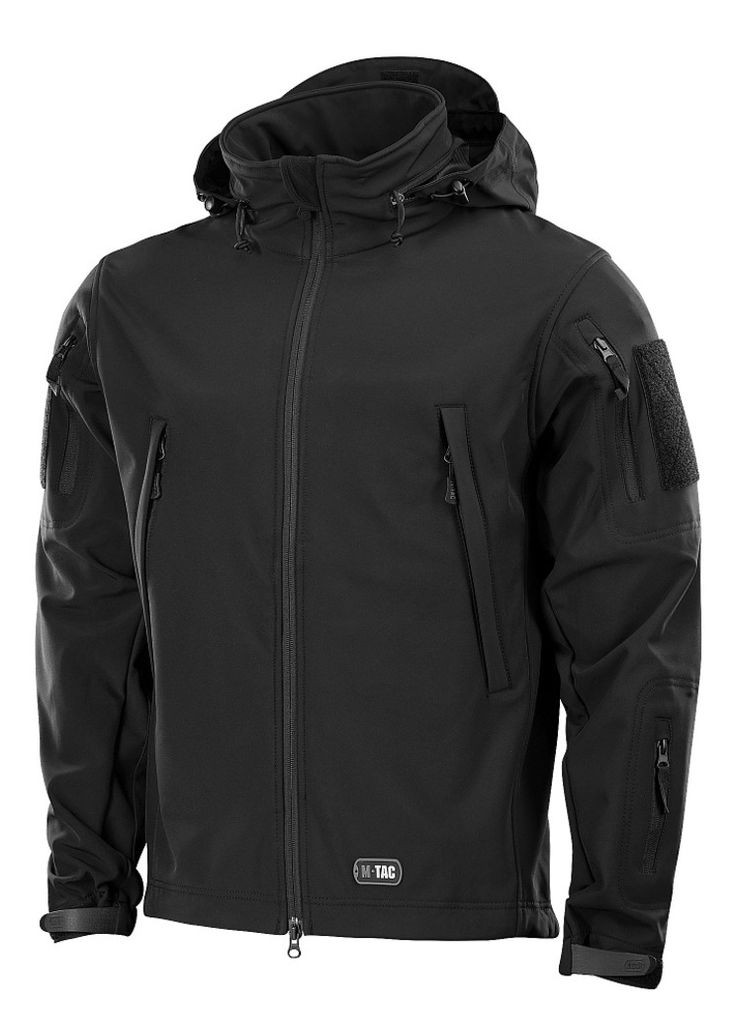 зимняя куртка Soft Shell Black M-TAC (276260019)