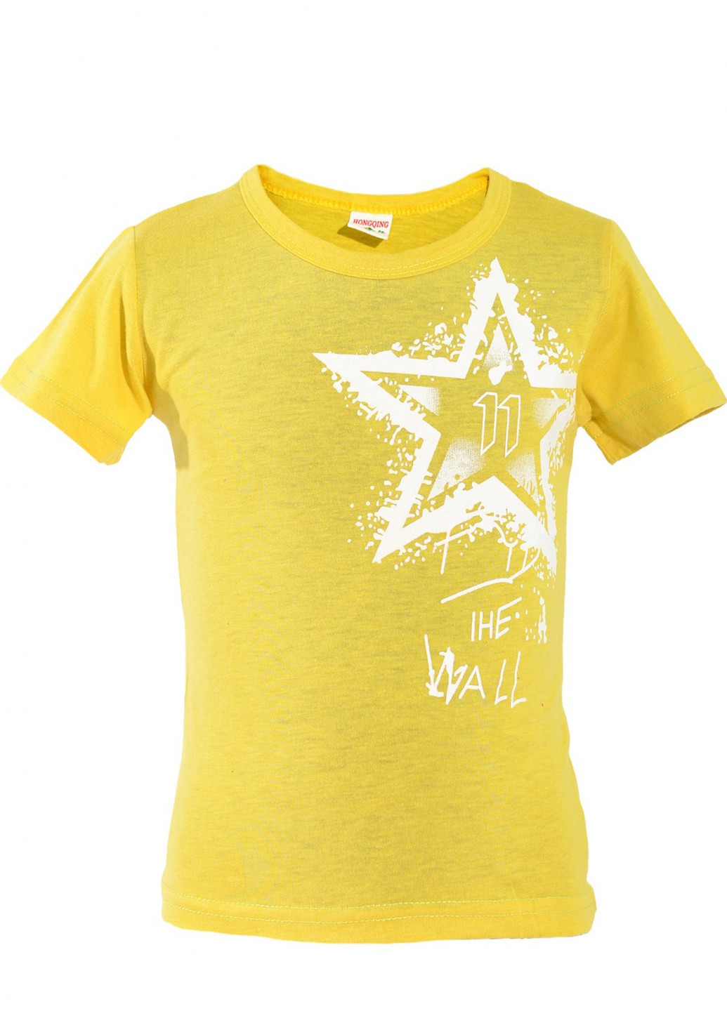 Желтая футболки футболка на дівчаток (звезда)16510-736 Lemanta