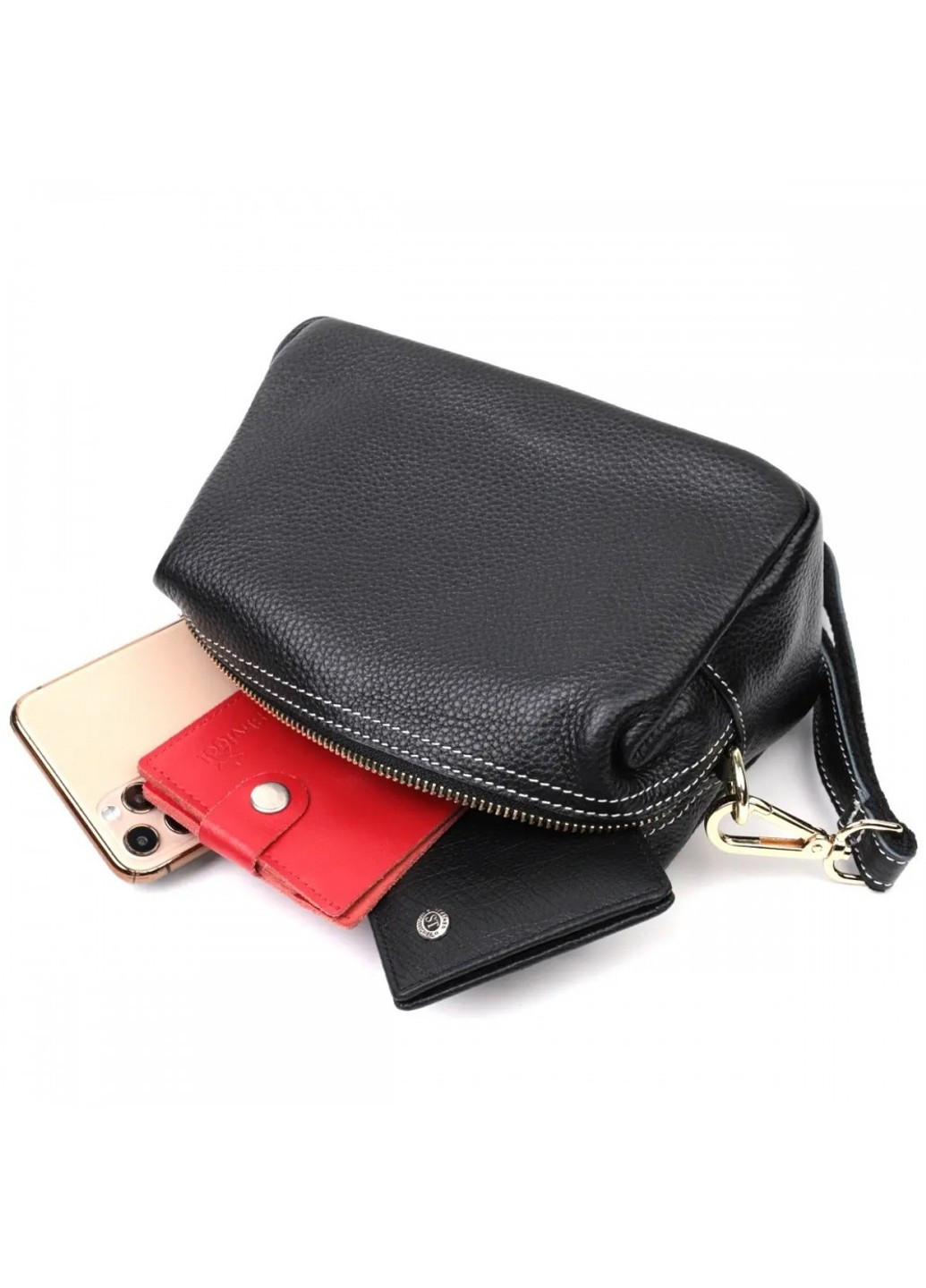 Молодіжна жіноча шкіряна сумка через плече 22276 Vintage (276705722)