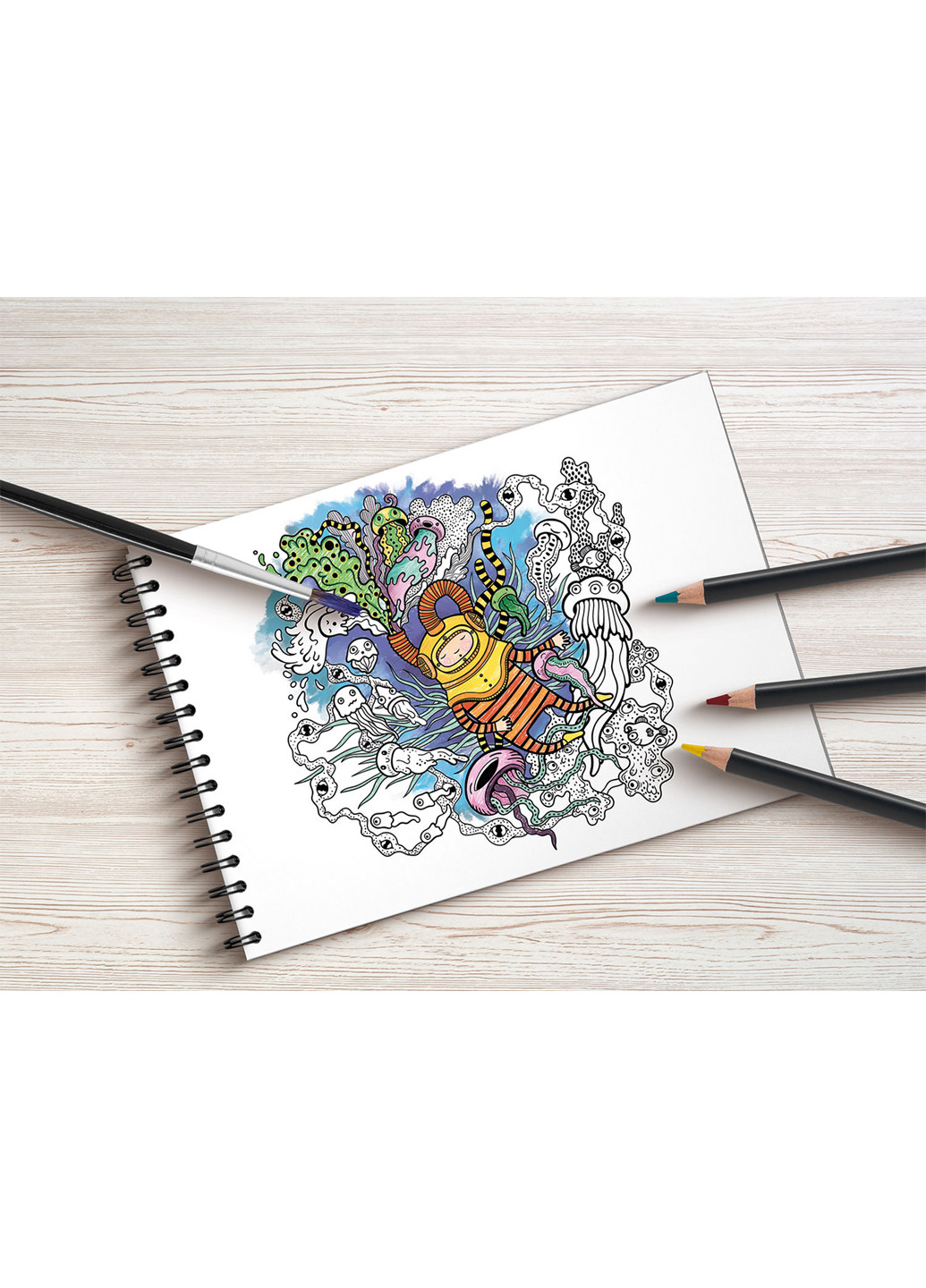 Набір акварельних олівців 24 шт. різнобарвний Crelando (256973314)