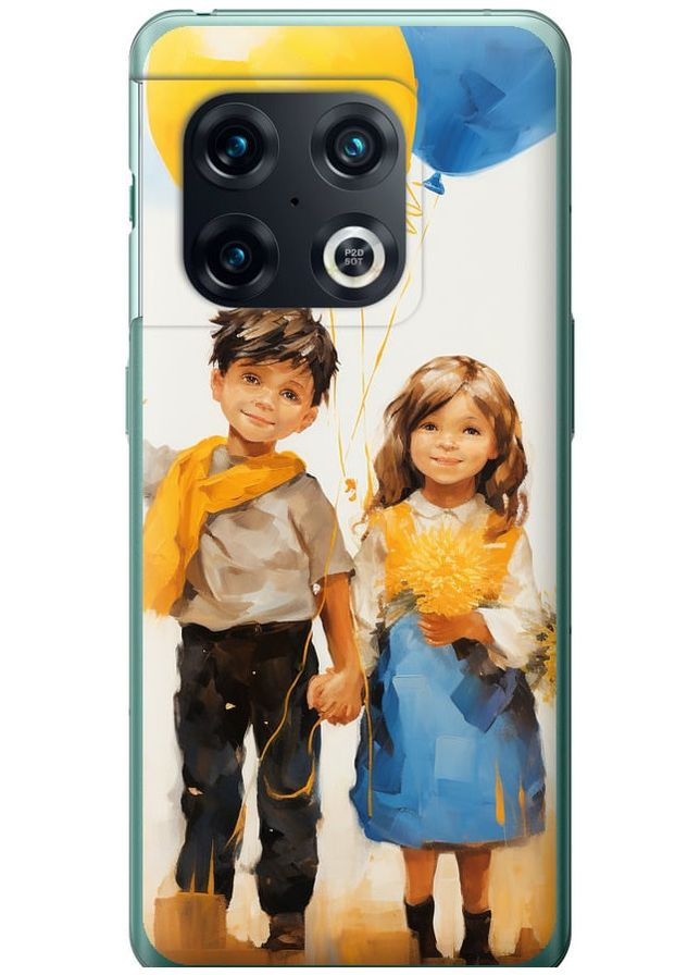 Силіконовий чохол 'Діти з кульками' для Endorphone OnePlus 10 Pro (267233315)