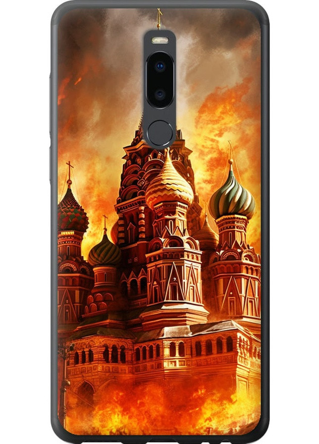 Силіконовий чохол 'Кремль у вогні' для Endorphone Meizu Note 8 (258702472)