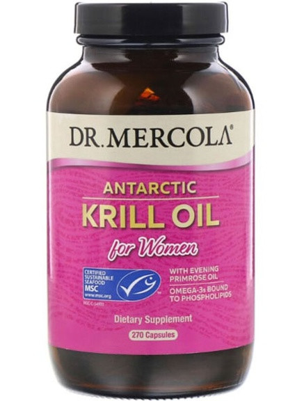 Antarctic Krill Oil for Women 270 Caps MCL-01029 Dr. Mercola (257079427)