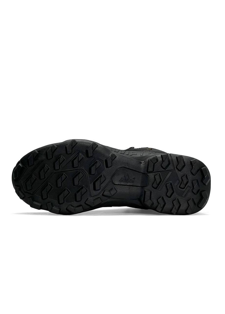 Черные зимние кроссовки мужские, вьетнам adidas Terrrex Swift R Gore Tex Fur All Black