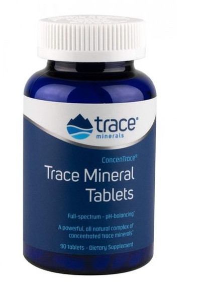 Trace Minerals ConcenTrace, Trace Mineral Tablets 90 Tabs TMR-00105 Trace Minerals Research (257342657)