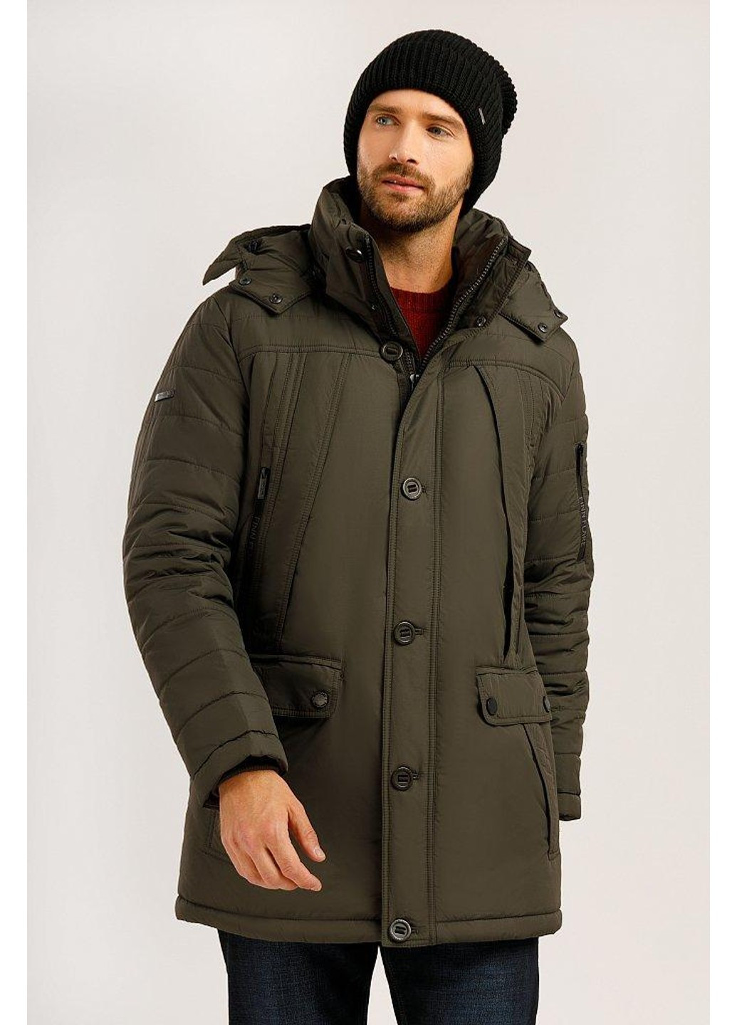 Коричнева зимня зимова куртка w19-42004-601 Finn Flare