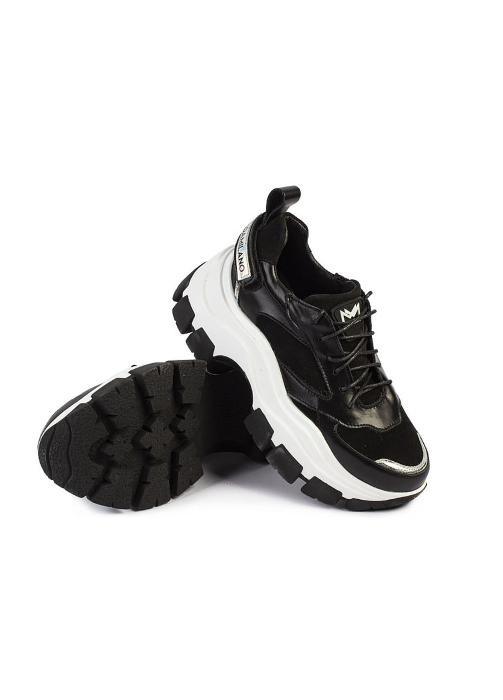 Чорні осінні кросівки жіночі бренду 8400183_(2) ModaMilano