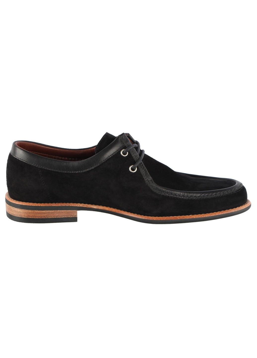 Черные мужские классические туфли 4836 Nord на шнурках