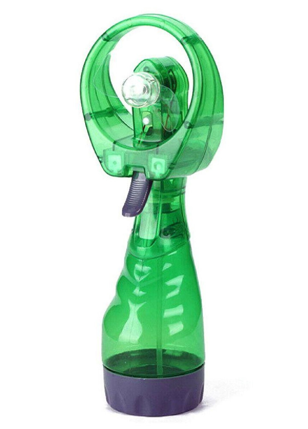 Ручной портативный компактный мини вентилятор с водой на батарейках с водяным распылением 27x9x7 см (474601-Prob) Зеленый Unbranded (259035825)
