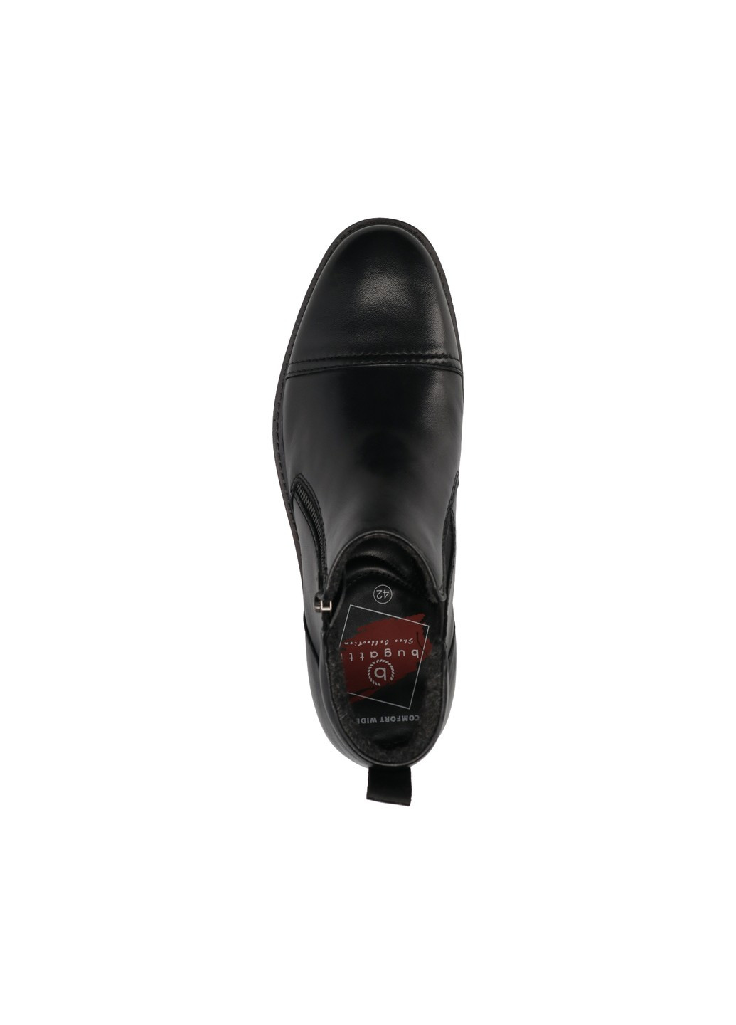 Черные зимние мужские ботинки ruggiero comfort evo черный Bugatti