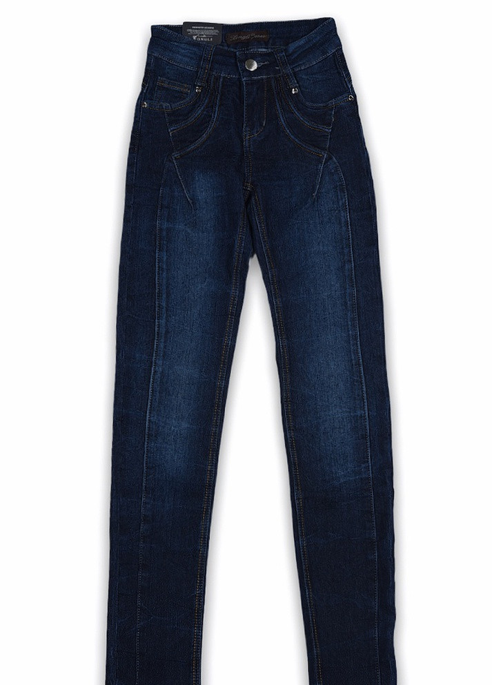 Темно-синие демисезонные джинсы Let's Shop