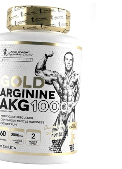 Аргинин Gold Arginine AKG 1000 120 tabs Kevin Levrone (257580591)