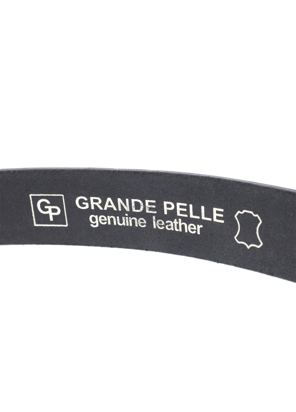 Классический брючный ремень для мужчин из натуральной кожи 11676 Черный Grande Pelle (267507218)