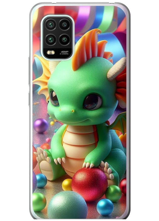 Силиконовый чехол 'Веселый дракончик' для Endorphone Xiaomi Mi 10 Lite (275467873)