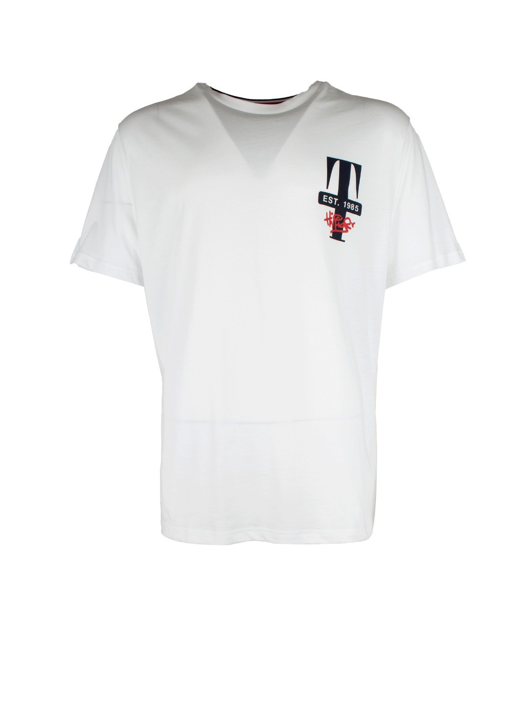 Белая футболка мужская белая с принтом umoumo1981ycd Tommy Hilfiger