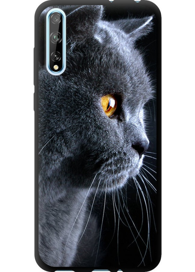 TPU чорний чохол 'Гарний кіт' для Endorphone Huawei P Smart S (258051651)
