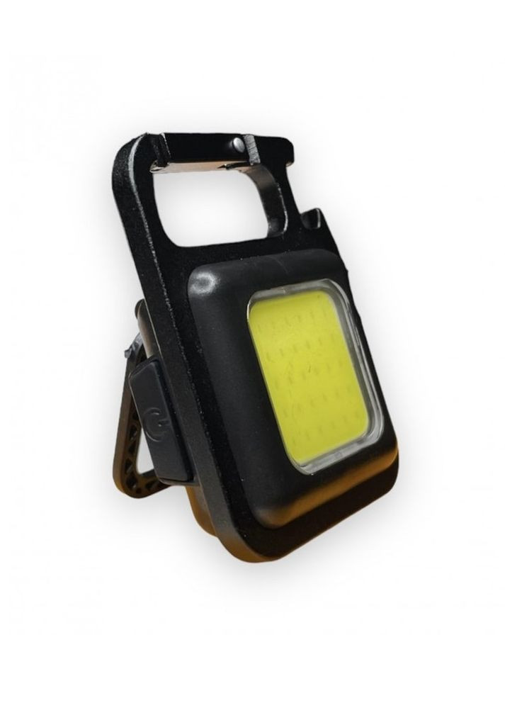 Ліхтарик - брелок Keychain Light 15155 Mini COB акумуляторний з карабіном та магнітом Чорний No Brand (268467690)