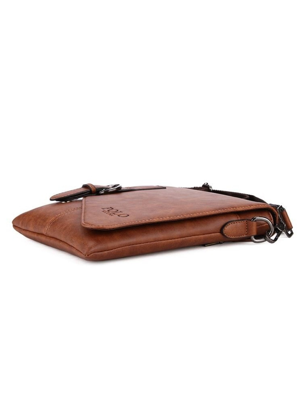 Мужская повседневная коричневая сумка 8838-1 Polo (263360645)