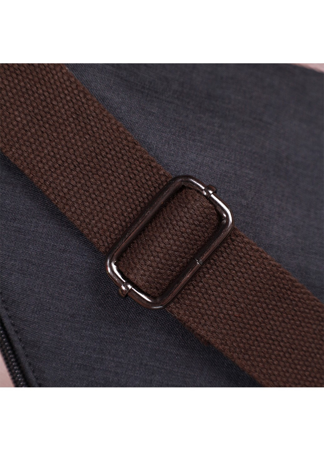 Сумка через плече для чоловіків з текстилю 22196 Чорний Vintage (267932148)