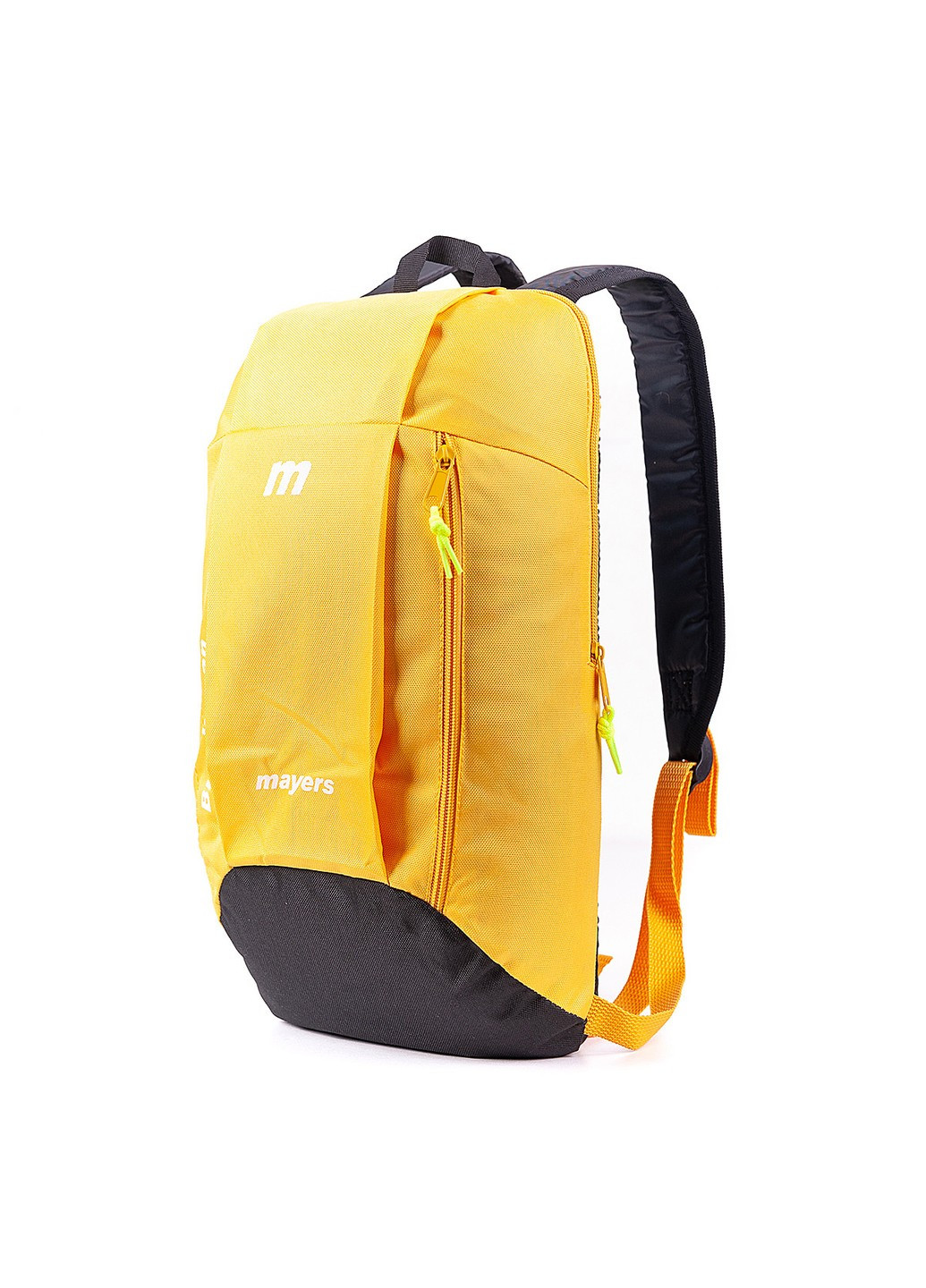Детский и подростковый спортивный рюкзак Mayers желтый с черным яркий для мальчика девочки унисекс 10 литров No Brand (258591369)