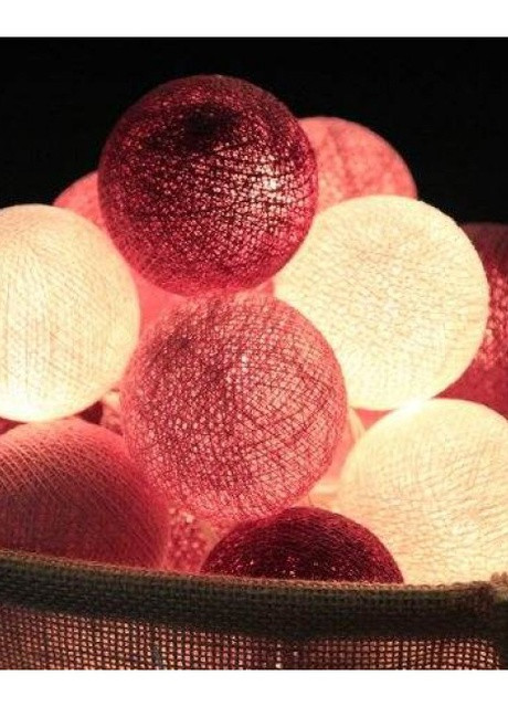 Гірлянда тайські ліхтарики CBL Wine 35 кульок від USB, 4 м Cotton Ball Lights (257975599)