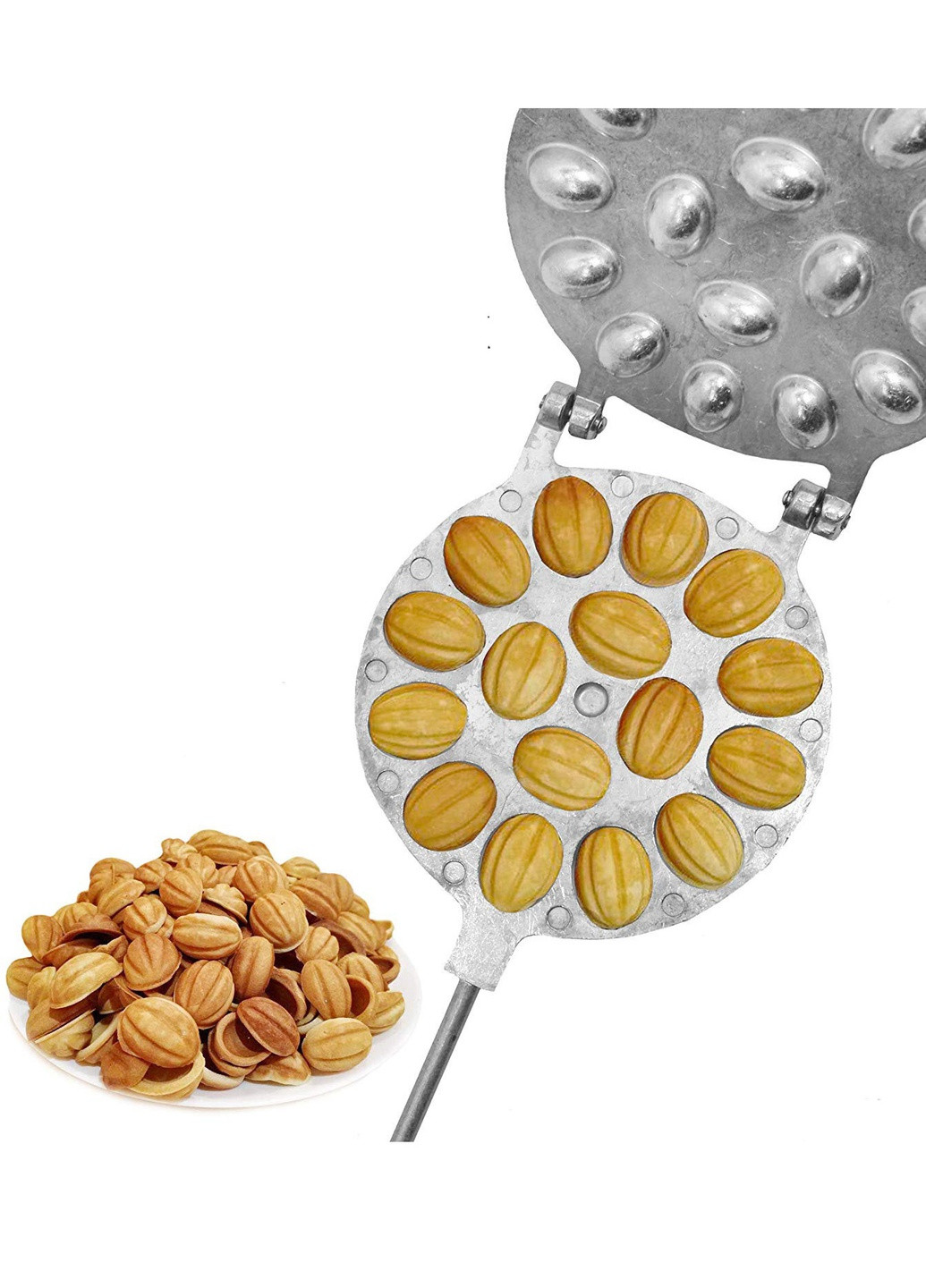 Горішниця форма для випічки горішків на 16 половинок горіхів ХЕАЗ (258959223)
