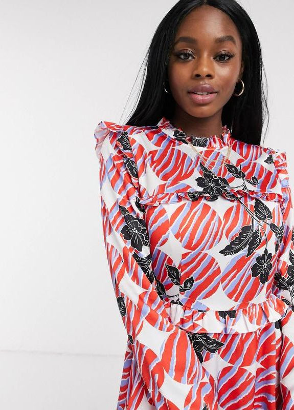 Комбінована сукня асиметрична Liquorish