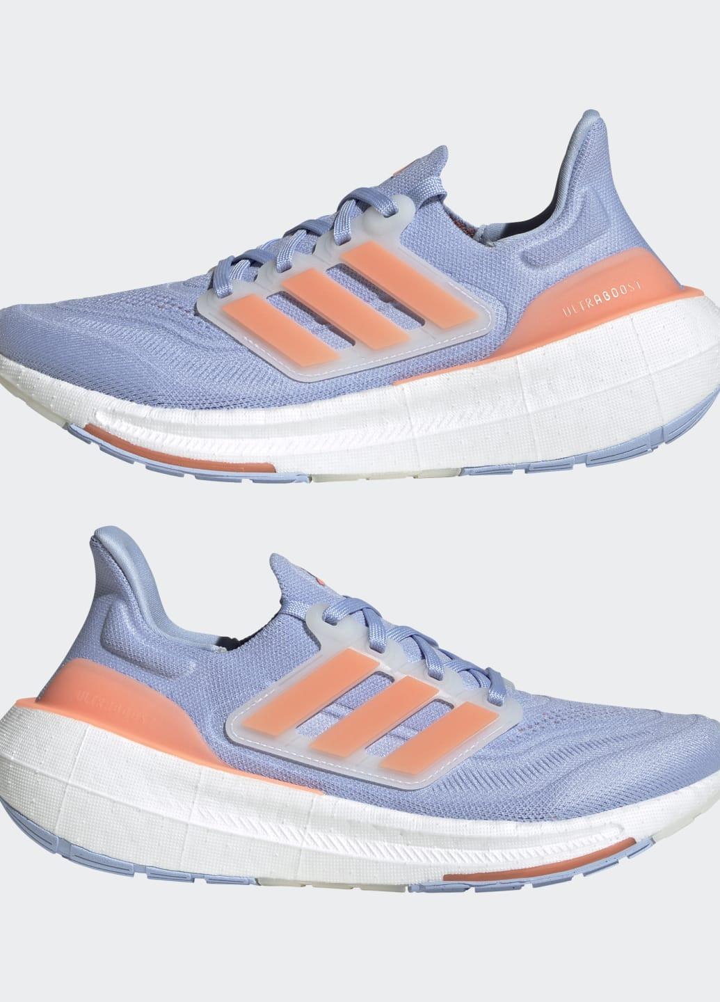 Синие всесезонные кроссовки ultraboost light adidas