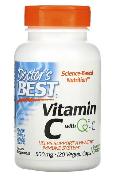 Vitamin C 500 mg 120 Veg Caps Doctor's Best (258498927)