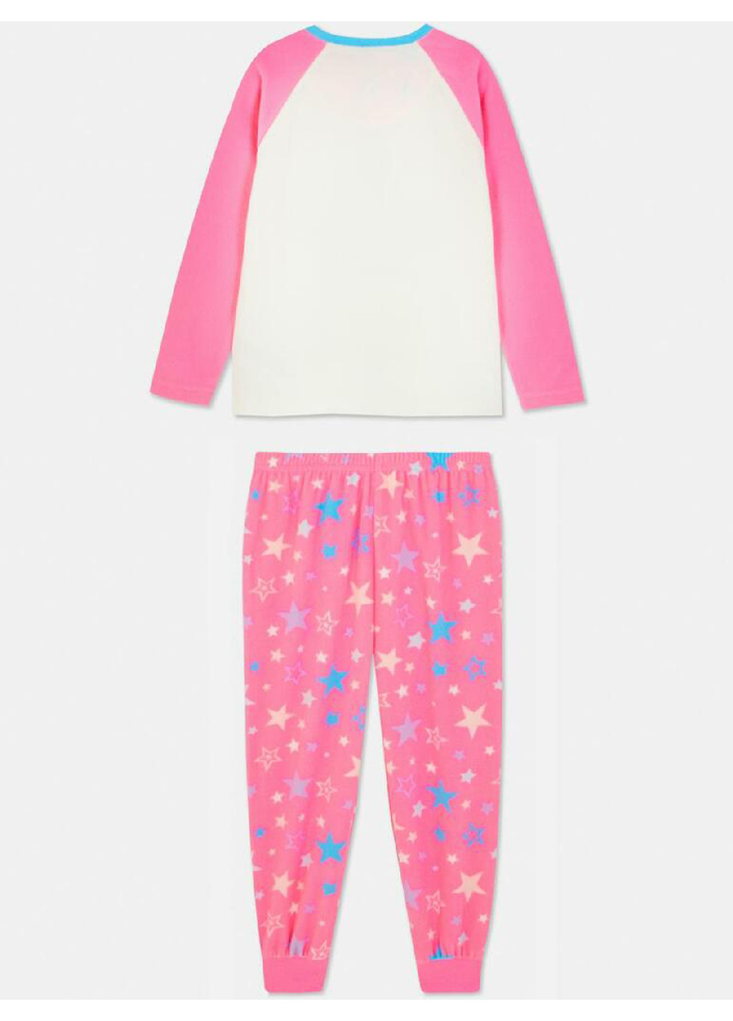 Розовая зимняя флисовая пижама (свитшот, брюки) свитшот + брюки Primark