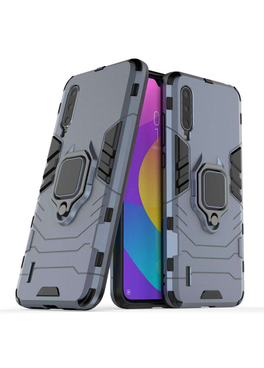 Противоударный чехол Transformer с кольцом для Xiaomi Mi A3 (CC9e) Epik (258522164)