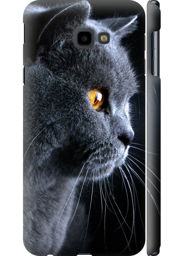 3D пластиковый матовый чехол 'Красивый кот' для Endorphone Samsung Galaxy J4 Plus 2018 (258051957)