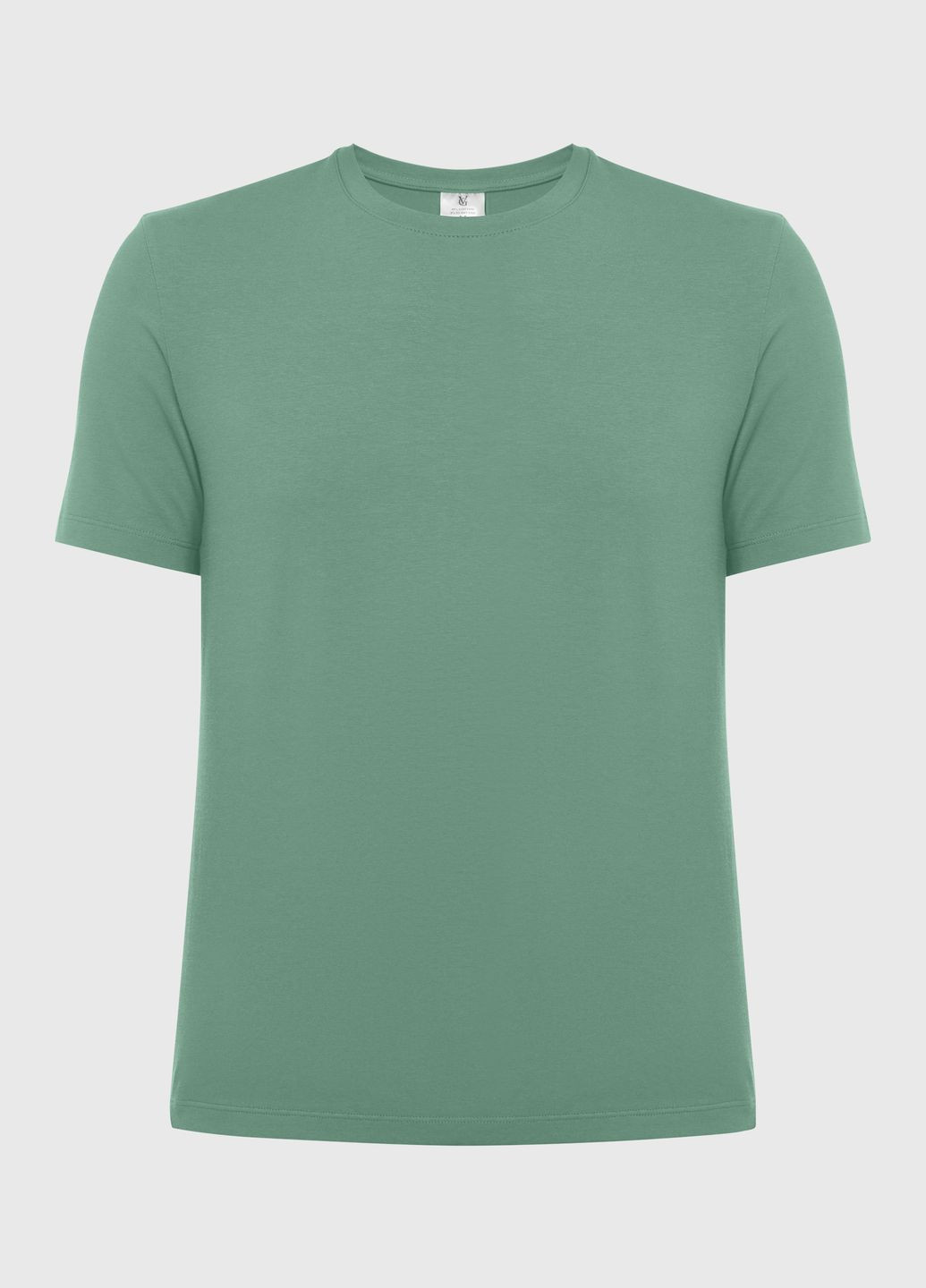Зеленая футболка мужская базовая, цвет зеленый German Volf