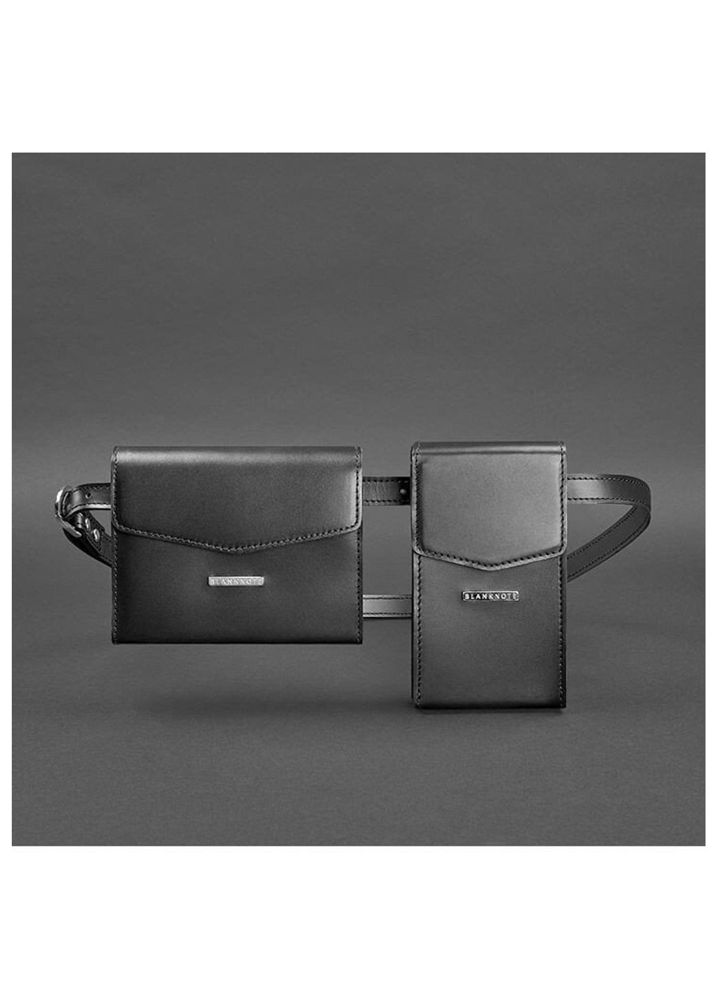 Набор женских кожаных сумок Mini поясная/ кроссбоди розовые - BN-BAG-38-PINK BlankNote (263519155)