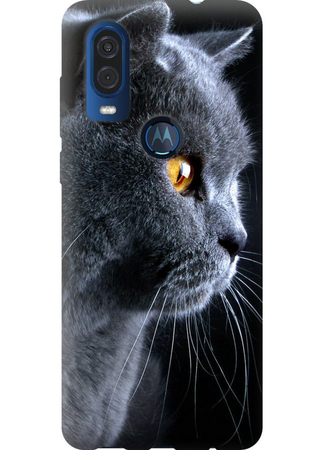 Силиконовый чехол 'Красивый кот' для Endorphone Motorola One Vision (257794775)