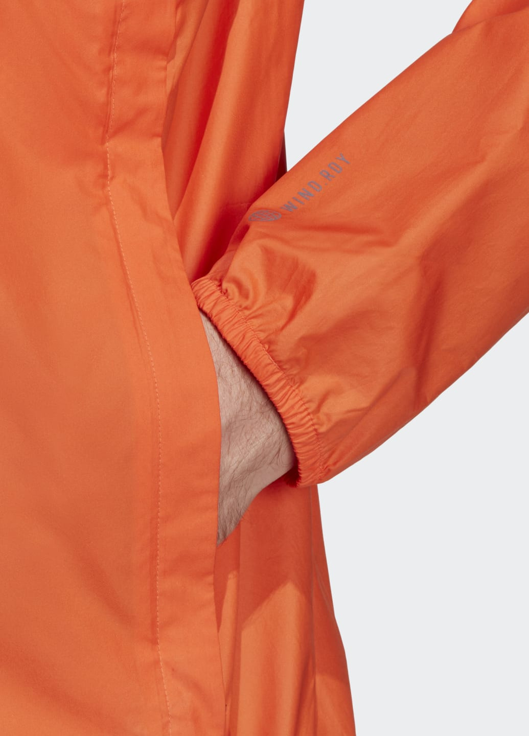 Оранжевая демисезонная ветровка terrex multi adidas