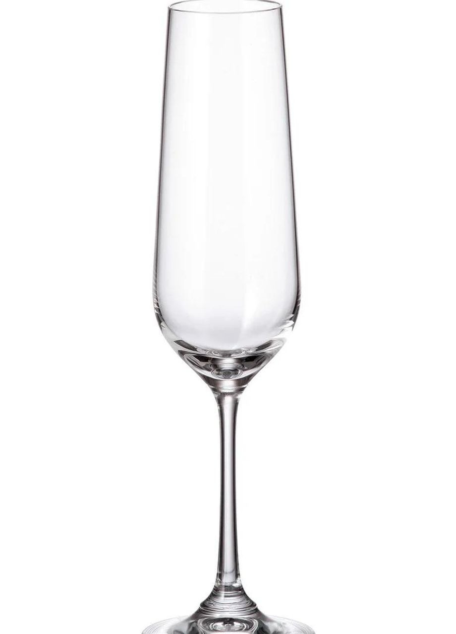 Набор бокалов для шампанского Strix (DORA) 200 мл 6шт хрустальное стекло арт. 1SF73/00000/200 Bohemia (265214837)