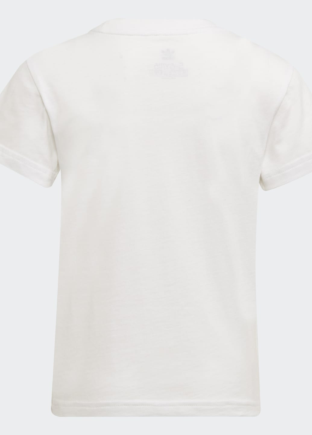 Белая демисезонная футболка adicolor trefoil adidas