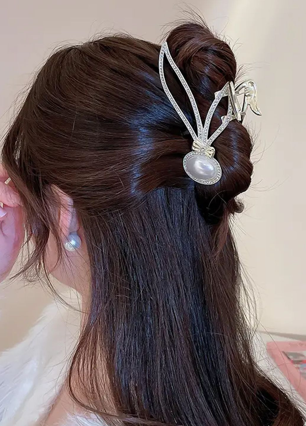 Заколка краб для волос "Rabbit", золотистый Анна Ясеницька (264078060)