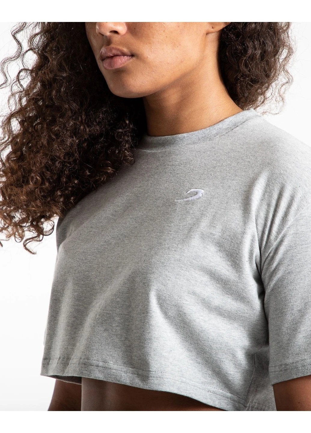 Футболка Women's Cropped Strike Logo Серая BOXRAW - (257198009)