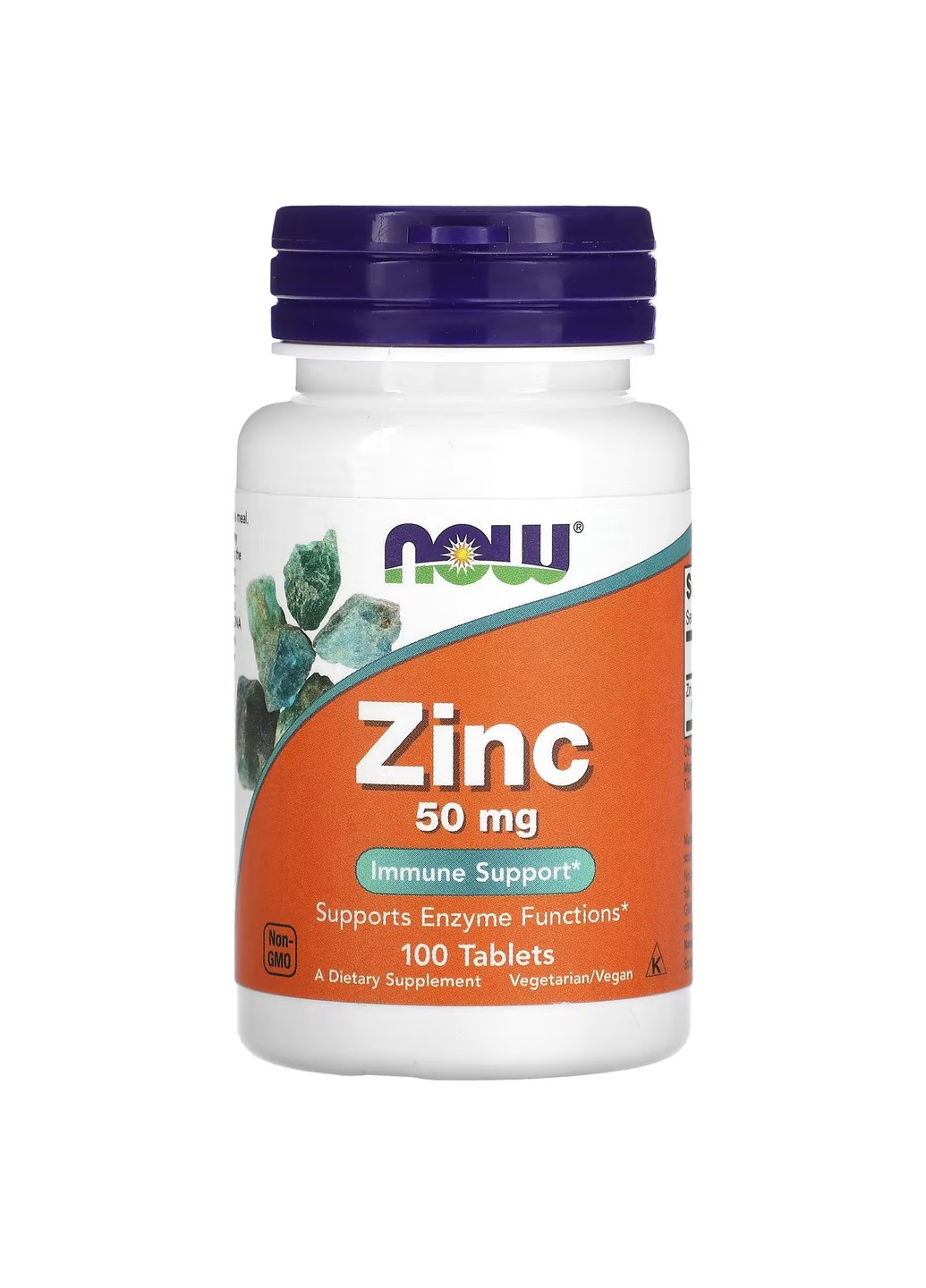 Цинк Zinc Gluconate 50 мг - 100 таб Now Foods (277167304)