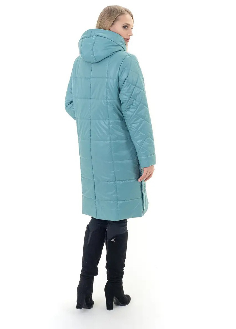 Мятная демисезонная женская куртка DIMODA Жіноча куртка від українського виробника