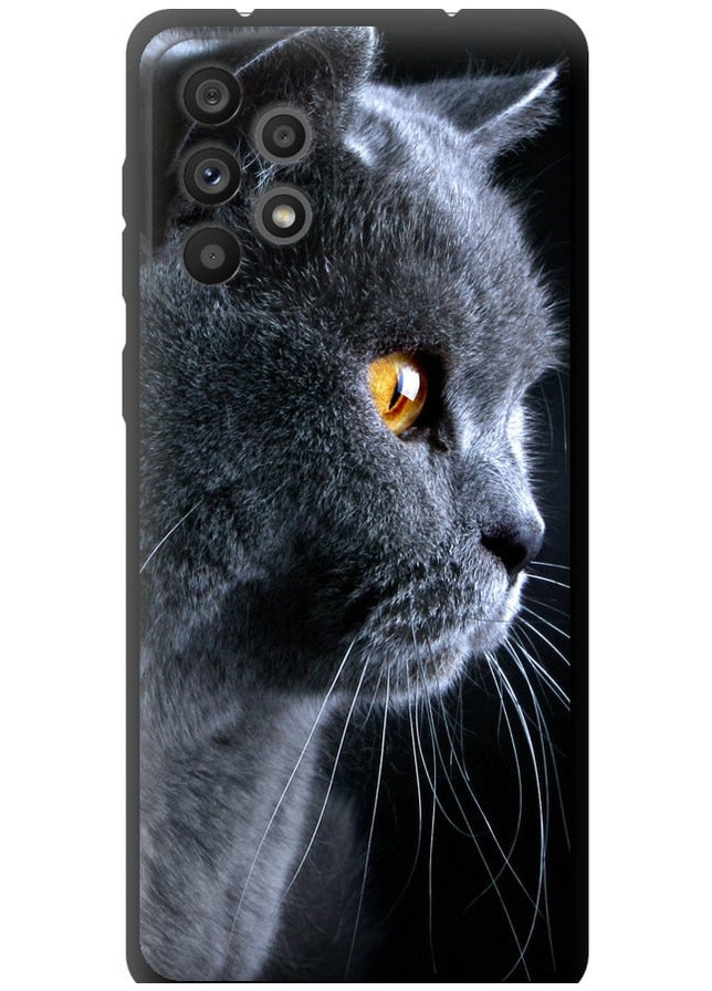 TPU черный чехол 'Красивый кот' для Endorphone Samsung Galaxy A73 A736B (259944554)