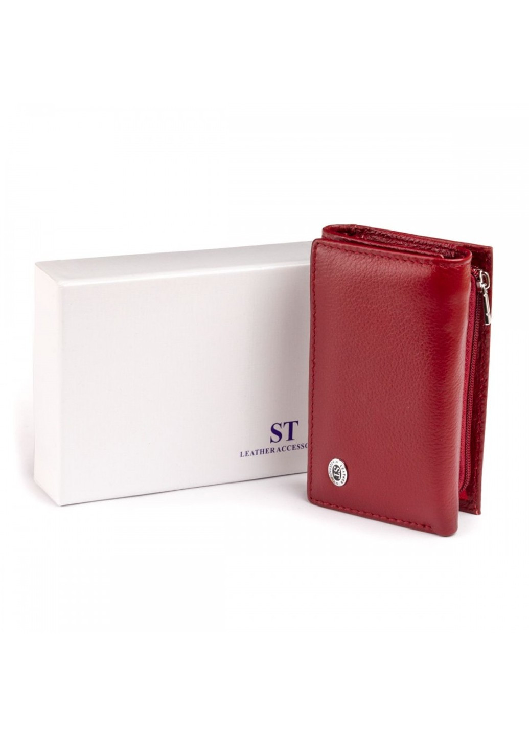 Жіночий шкіряний гаманець ST Leather 19333 Бордовий ST Leather Accessories (262524080)