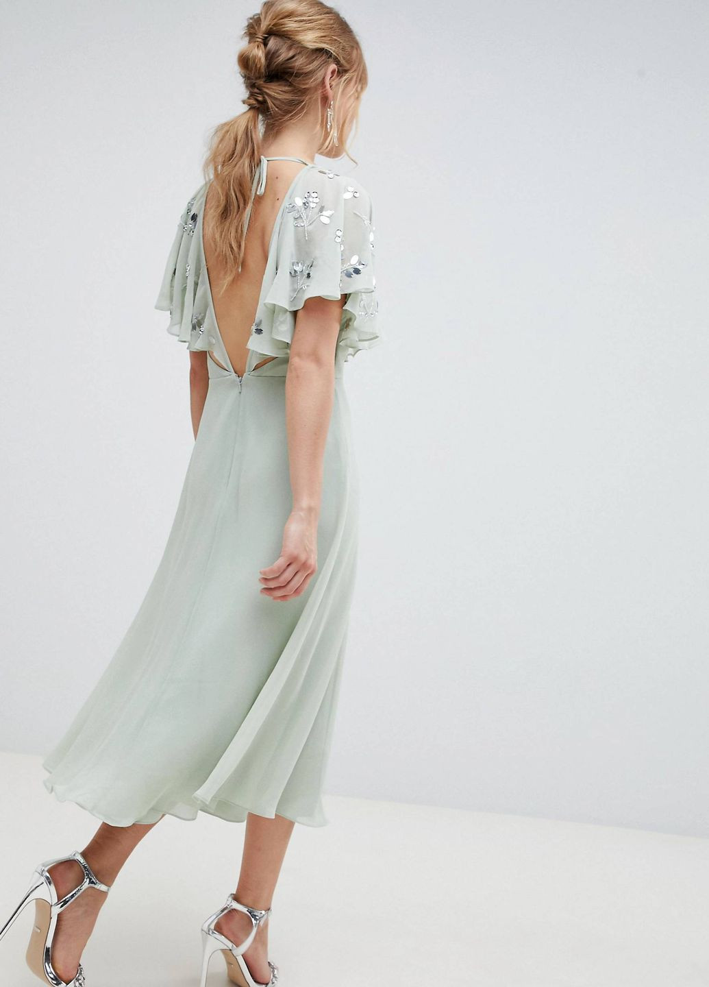 Бірюзова сукня міні Asos