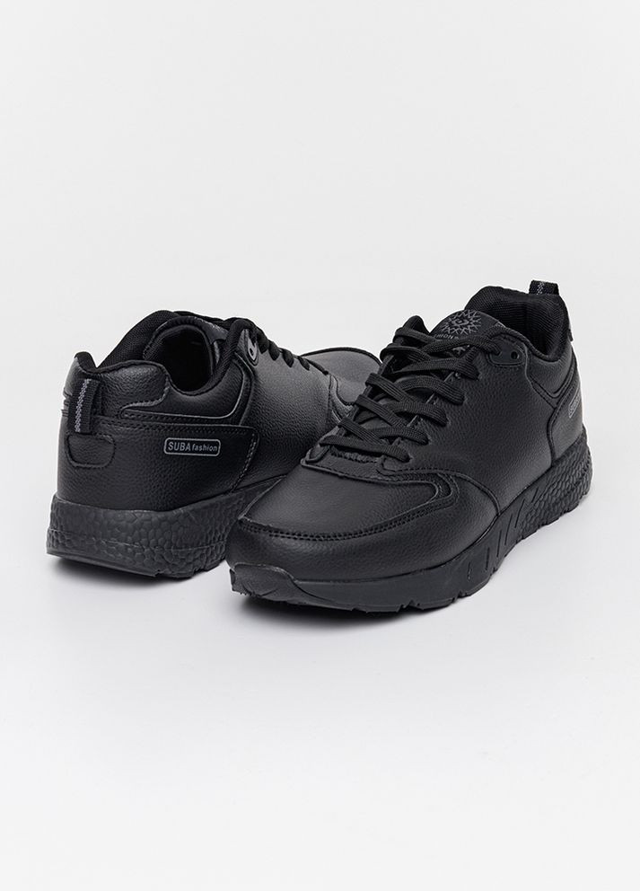 Черные демисезонные мужские кроссовки цвет черный цб-00228612 Suba