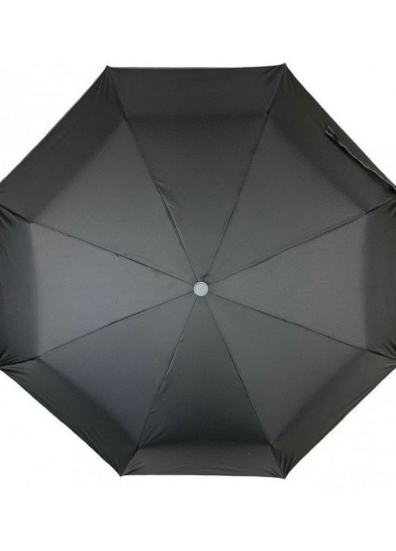 Зонт женский автомат Susino 16301AC 8 спиц 3 сложения Черный с серой каймой No Brand (276840784)
